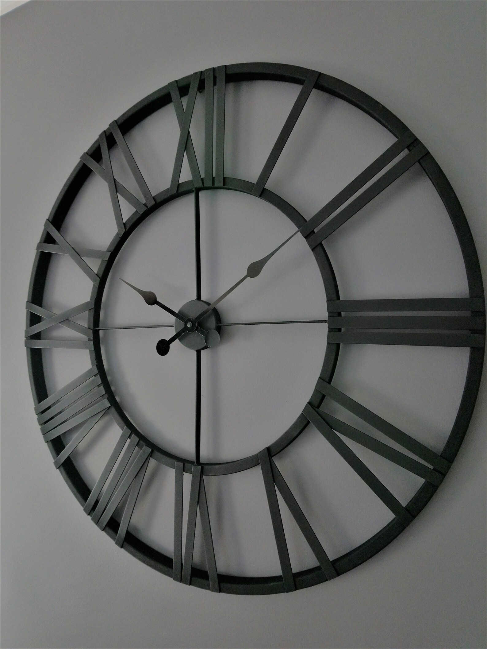 Extra Large Metal Wall Clock Oversized 40 Inch Farmhouse Wall Etsy