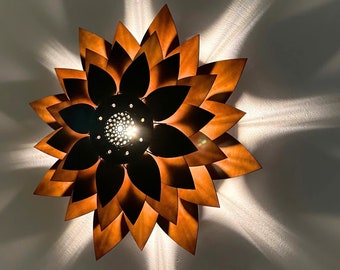 Semi Flush Mount Ceiling Light, Ceiling Light Fixture Semi Flush Mount, Ceiling Mount Lights, Lotus Flower Ceiling Light, Ceiling Lamp Shade