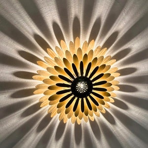 Flower Ceiling Light Living Room, Living Room Lighting, Hanging Lights, Cool Hanging Lamps for Living Room, Unique Ceiling Light Shades