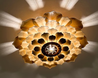 Wood Pendant Lamp, Hanging Lamp/ Hanging Lights for Living Room