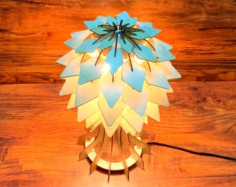 Lampe de studio de yoga à domicile, veilleuse d'ambiance, lampe de yoga, cadeaux pour les amateurs de yoga, cadeaux pleine conscience, cadeaux de méditation zen pour Noël