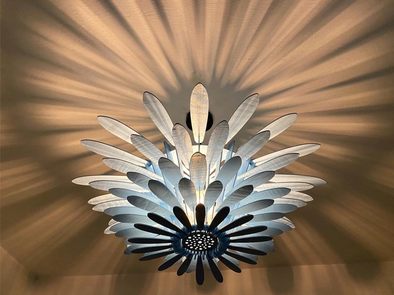 Blue Pendant Lights for Kitchen Wooden Dining Room Light Etsy