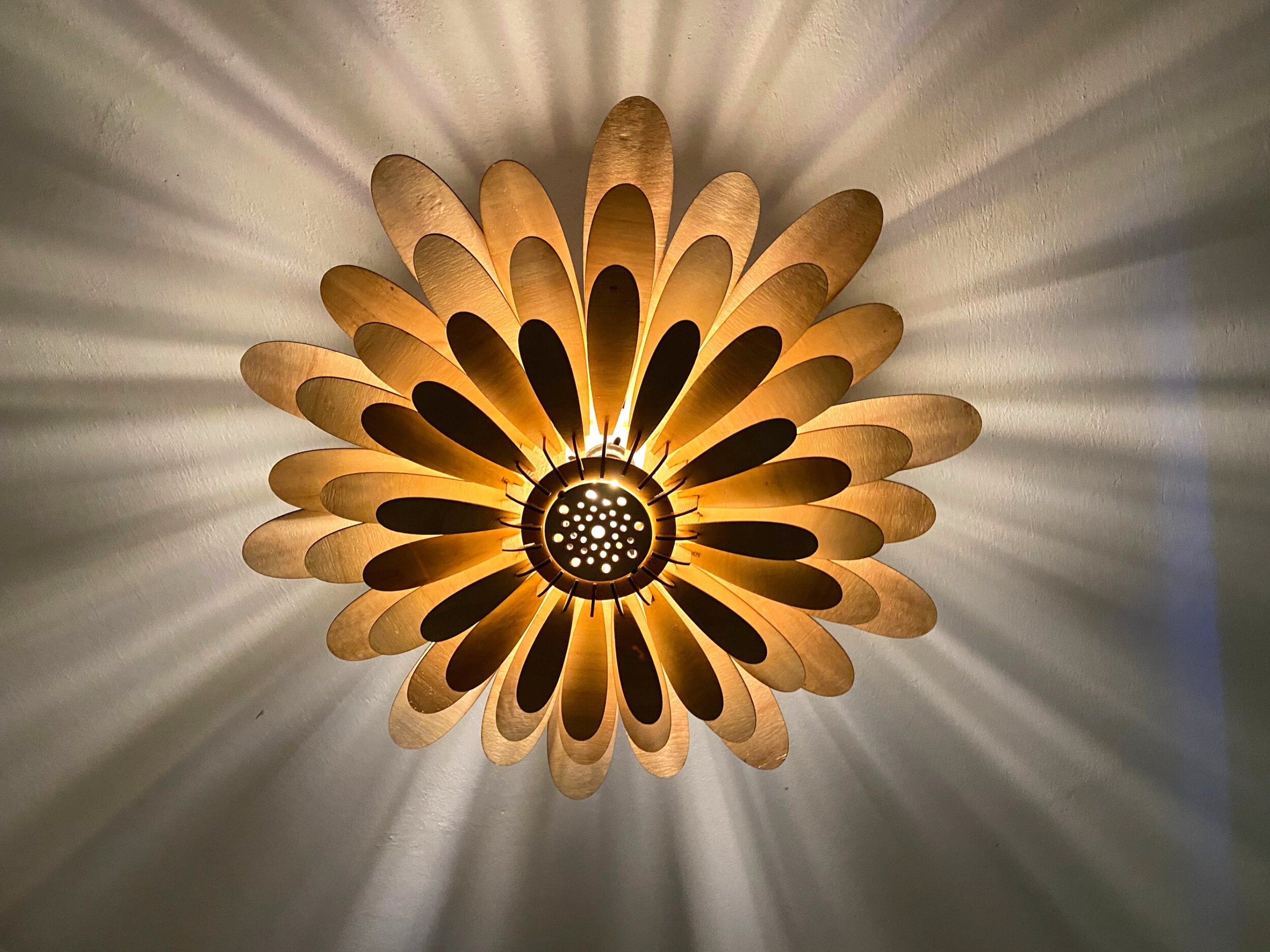 Psychedelic Ceiling Light - Etsy