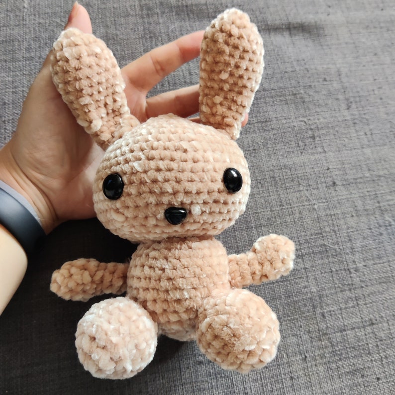 Stuffed rabbit amigurumi pattern image 1