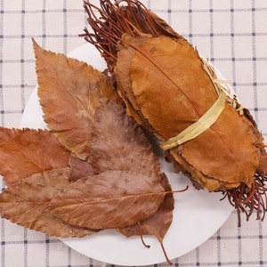 Organic Dried Hawthorn leaves Tea, Crataegi Folium, Shan Zha Ye image 1