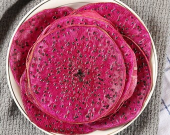 Recommend Organic Dried Red Pitaya Slices, Dragon fruit Slices, Pitaya