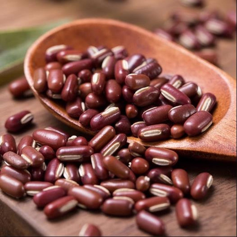 Organic Dried Red Beans, Vigna umbellata, Rice Bean, Semen Phaseoli image 3