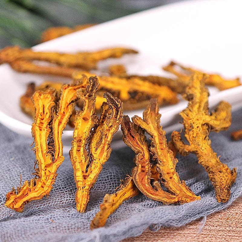 Organic Dried Coptis Chinensis Chinese Goldthread Goldthread Huang 