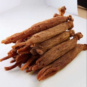 Organic Dried Red Panax Ginseng Root, Red Ginseng Root, Sugar Free Red Ginseng 6 Years Old Changbai Mountain High Quality