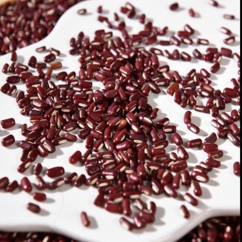 Organic Dried Red Beans, Vigna umbellata, Rice Bean, Semen Phaseoli image 2