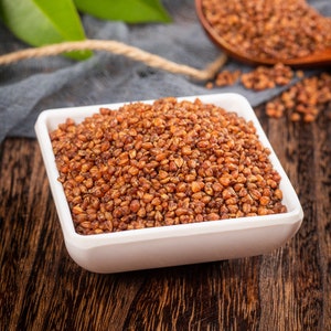 Recommander le thé de sarrasin en tartarie biologique de haute qualité, le sarrasin noir, le sarrasin grillé, le thé au sarrasin noir tartarien, Hei Ku Qiao 500g