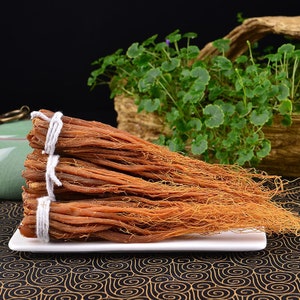 100g Red Panax Ginseng Roots Red Korean Ginseng Roots Whole Root Red Ginseng Root Herbs Tea Health Sugar Free