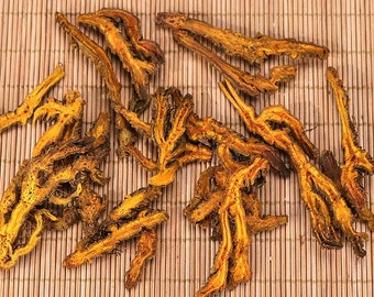 Organic Dried Coptis chinensis, Chinese Goldthread, Goldthread, Huang Lian