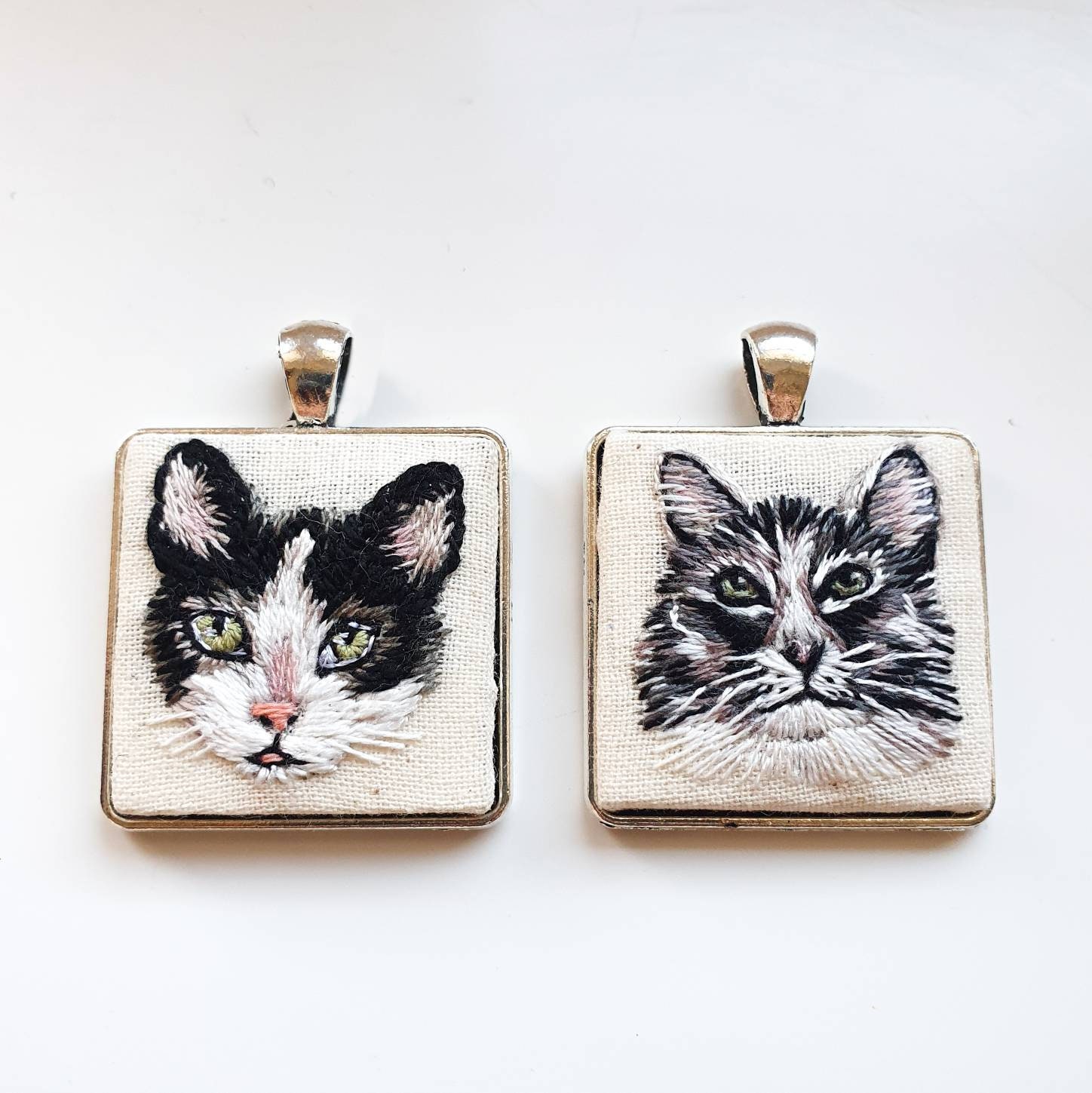 Custom Embroidered Pet Portrait // Hand Embroidery Dog - Etsy