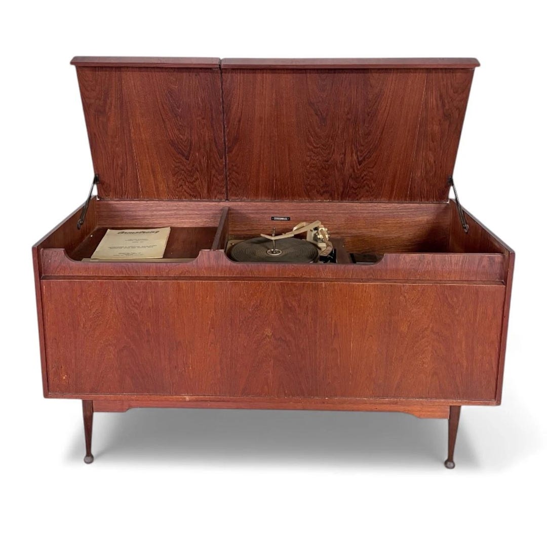 Vintage Armstrong Radiogram, Teak Cabinet, Tandberg Speakers (1960s) - Etsy