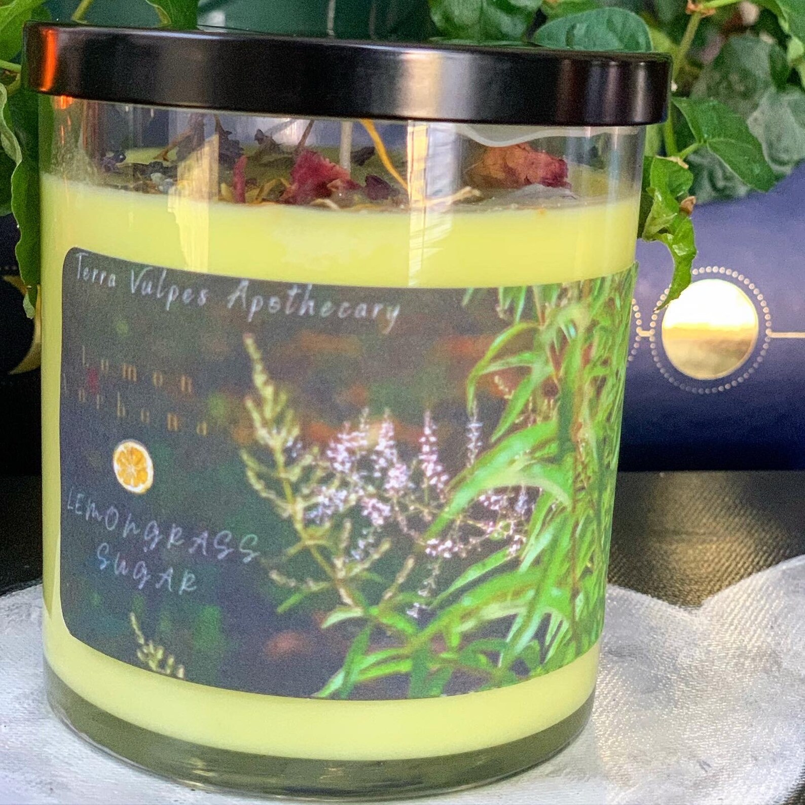 Lemon Verbena intention candle Etsy