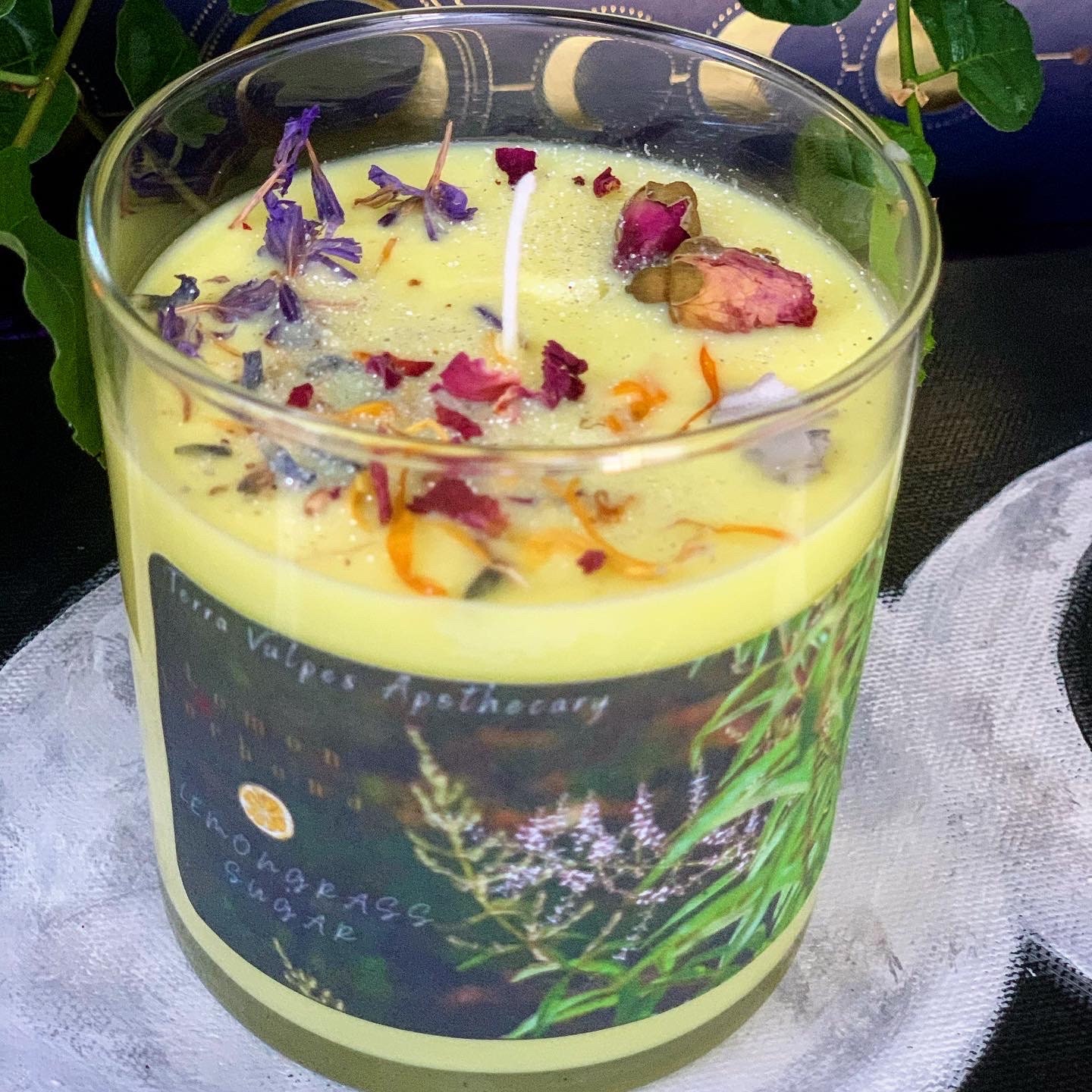 Lemon Verbena intention candle Etsy