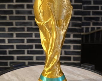 Champion Cup Lamp, Soccer Trophy Night Light, Football Fan Gift, Sports Room Decor, Soccer Desk Lamp