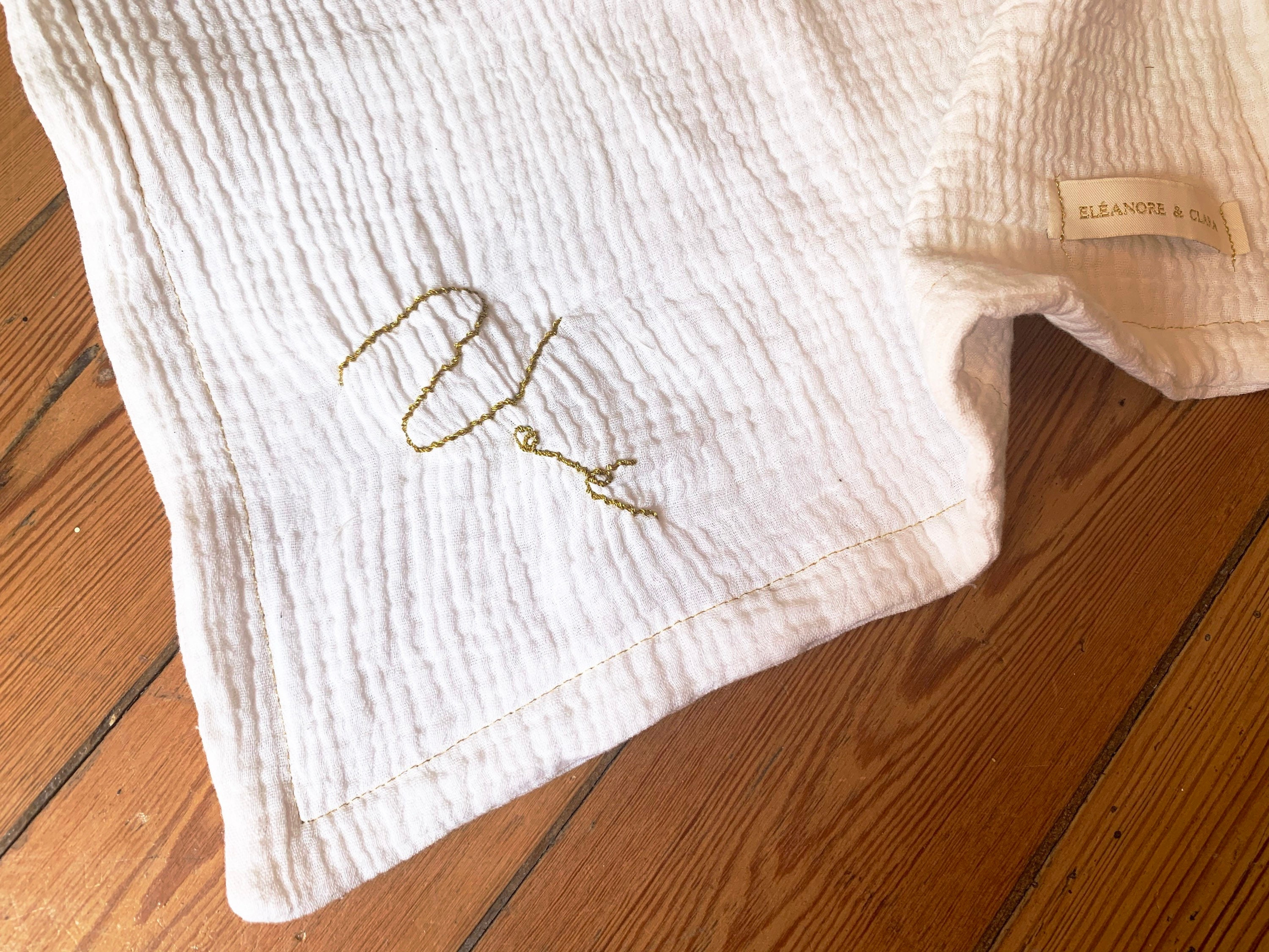 lange brodé personnalisé