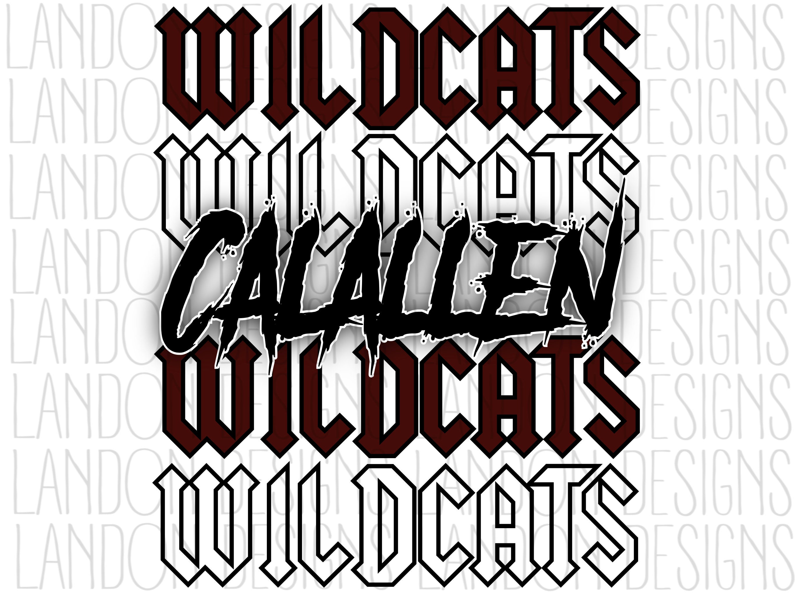 Calallen Wildcats Png Etsy