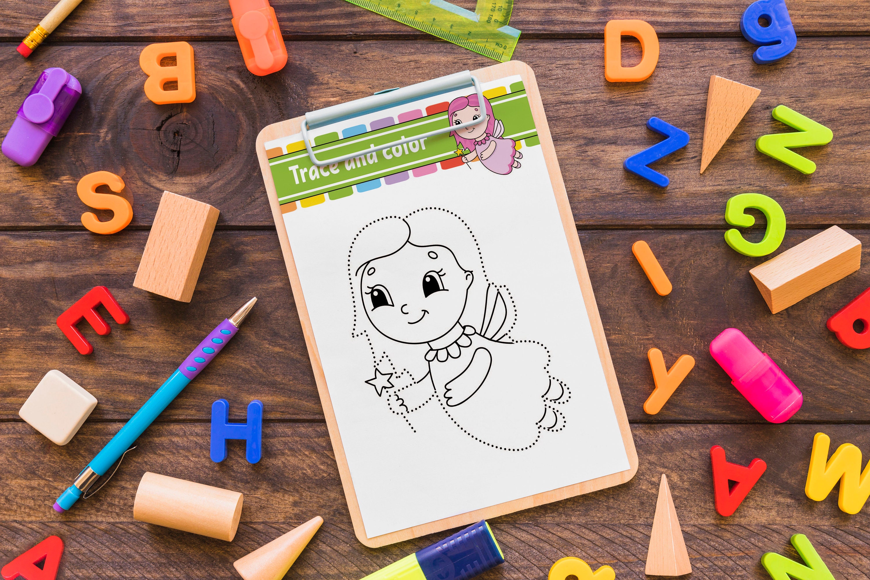 10 Printable Illustration Worksheets for Children Color and Trace Home