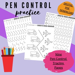 Pre-writting skills worksheets, tracing worksheets, preschool worksheets, preschool activity binder, handwriting practice, line worksheet
