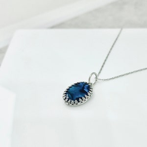 Blue Paua Shell Necklace - Shell Jewellery - Shell Necklace - Ocean Jewellery - Beach Jewellery - Ocean Necklace