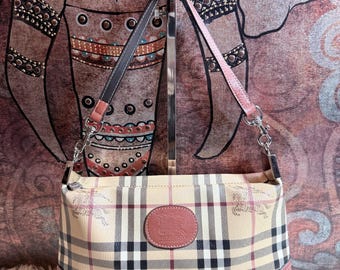 Vintage Haymarket Check Pochette Bag