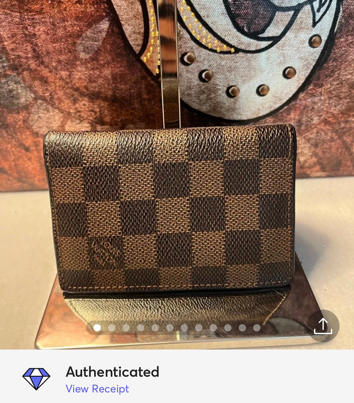 Louis Vuitton Card Holder Wallet - Damier Ebene