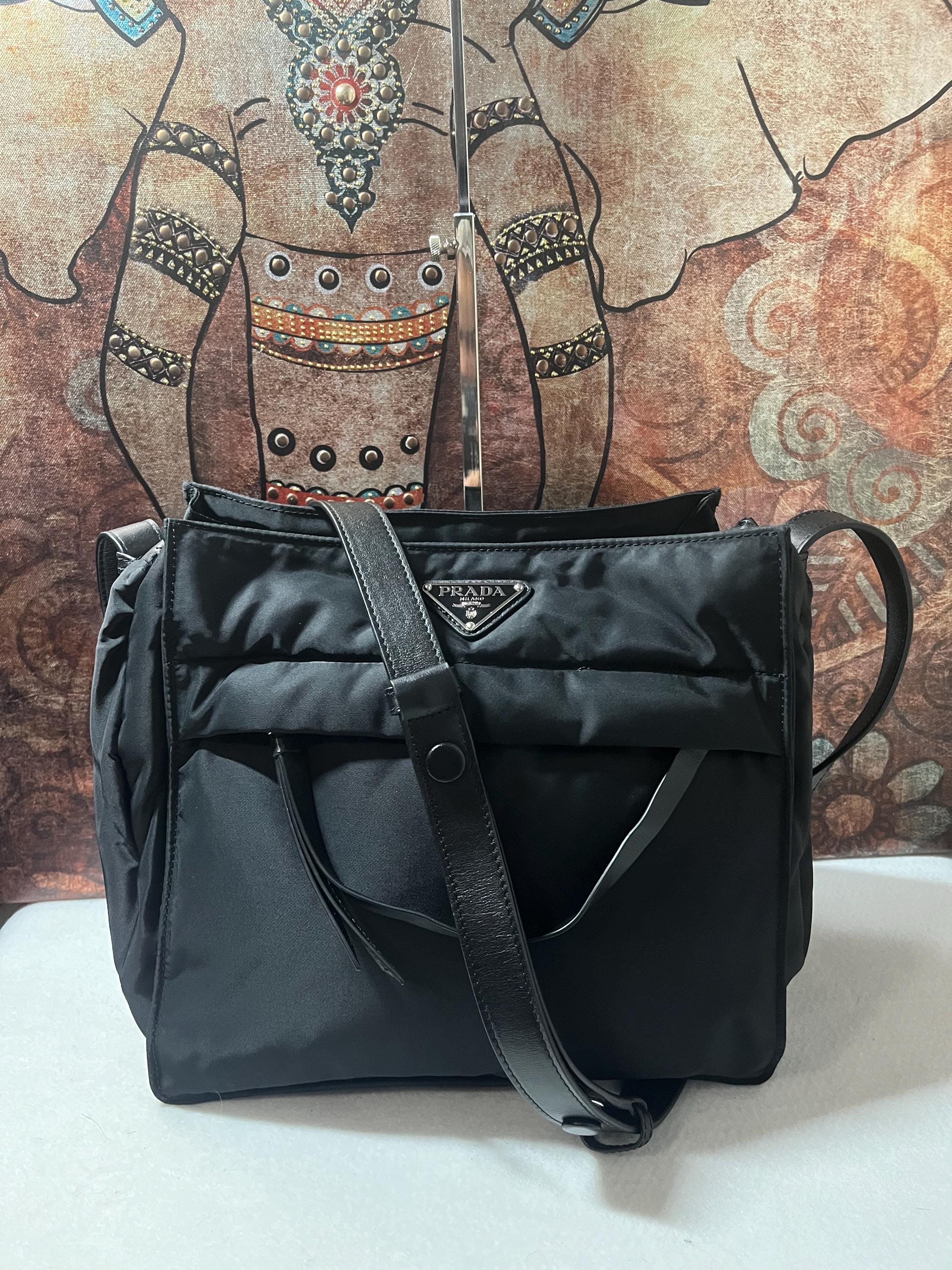 90s prada archive nylon design hand bag Prada Nylon Handbag 395914