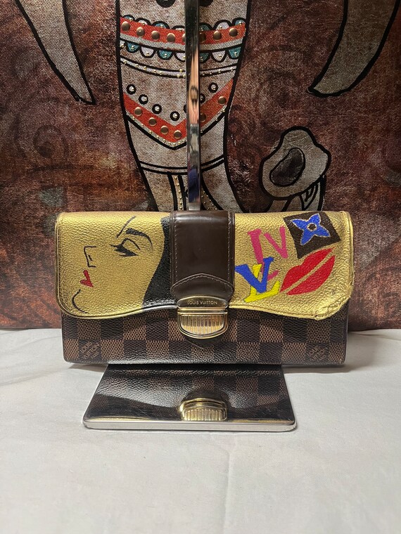 SALE!Authentic Hand Painted Louis Vuitton Sistina 