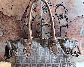 Fendi Chef De Jour Tobacco Zucca Canvas