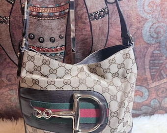 Vintage Hassler Horsebit Hobo Shoulder Bag