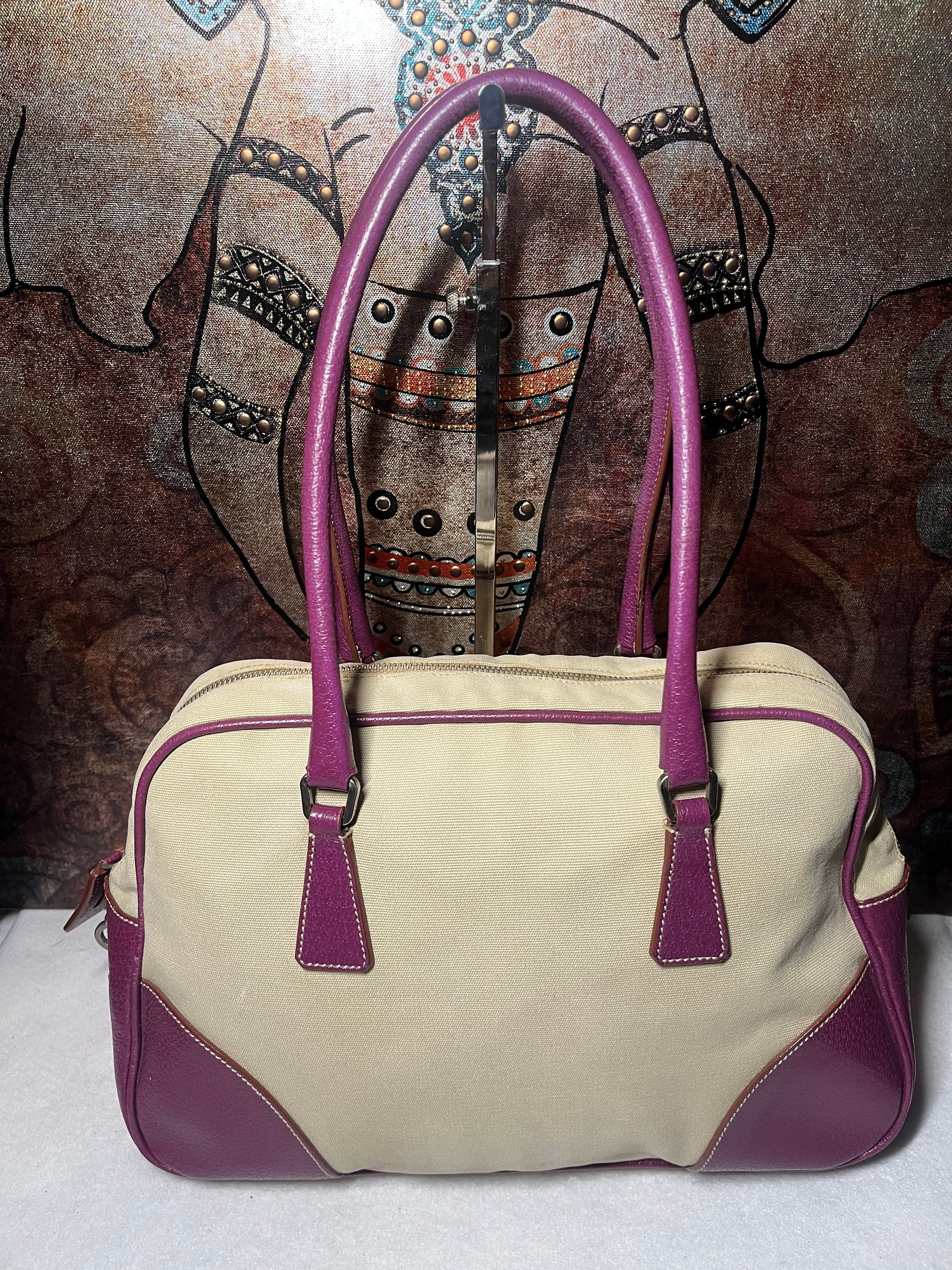 ボウリング用バッグ SS2000 PRADA LEATHER HAND BAG Prada bowling bag 2000