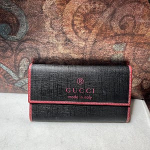 ¡¡¡REBAJAS!!! Cartera triple con estampado gráfico Gucci auténtica
