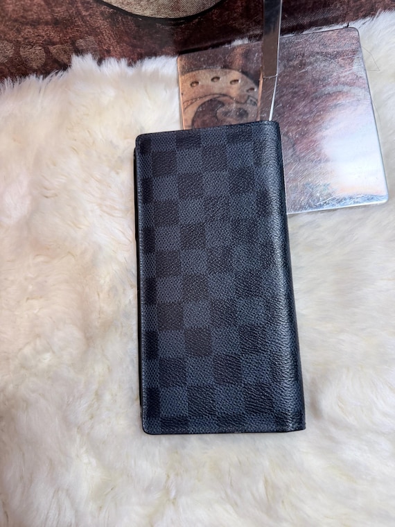 Authentic Damier Graphite Brazza Wallet - image 2