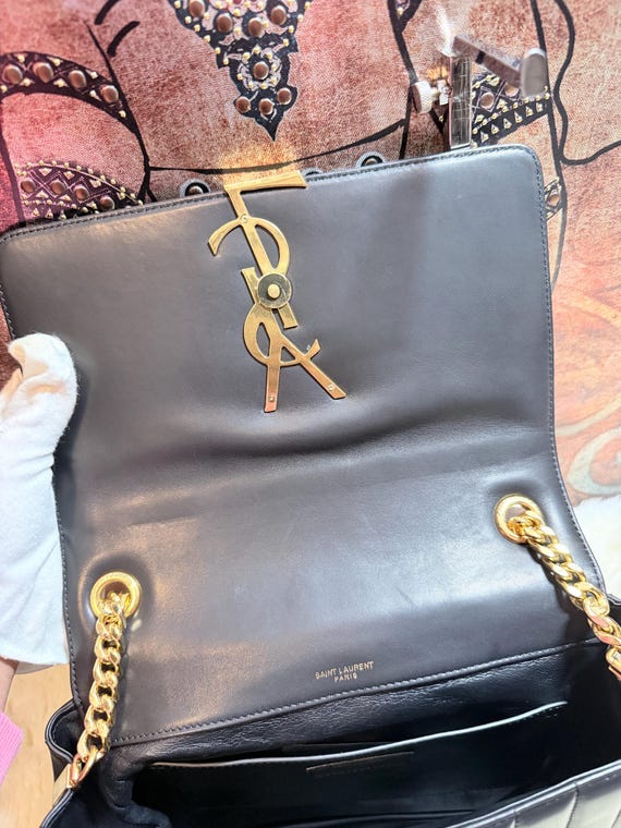 Vintage Matelasse Monogram Large Vicky Chain Bag … - image 8