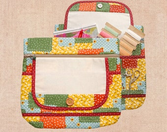 Lola Project Bag | Personalize your bag with the Aida fabric attatched | cross-stitch project bag personalize yourself | Punto de Cruz