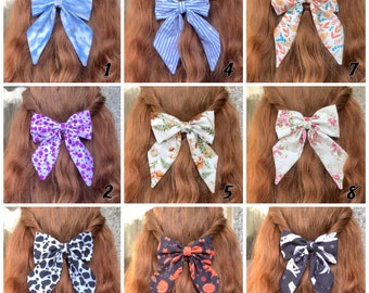 Handmade hair-bows, cute hair accessories, cute