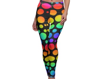 polka dot workout leggings