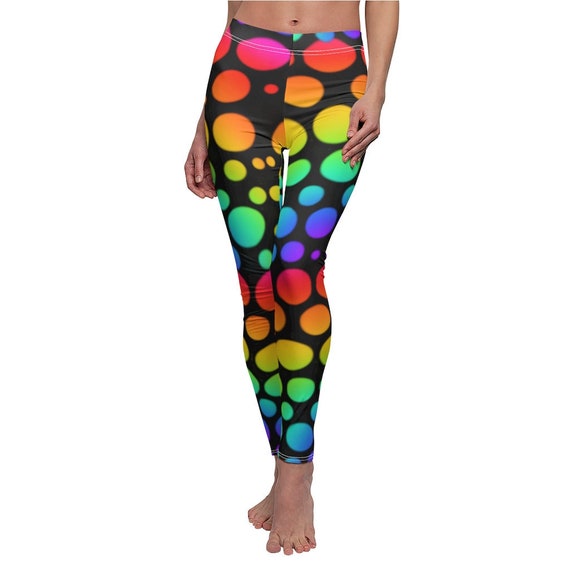 POLKA DOT LEGGINGS Rainbow Yoga 