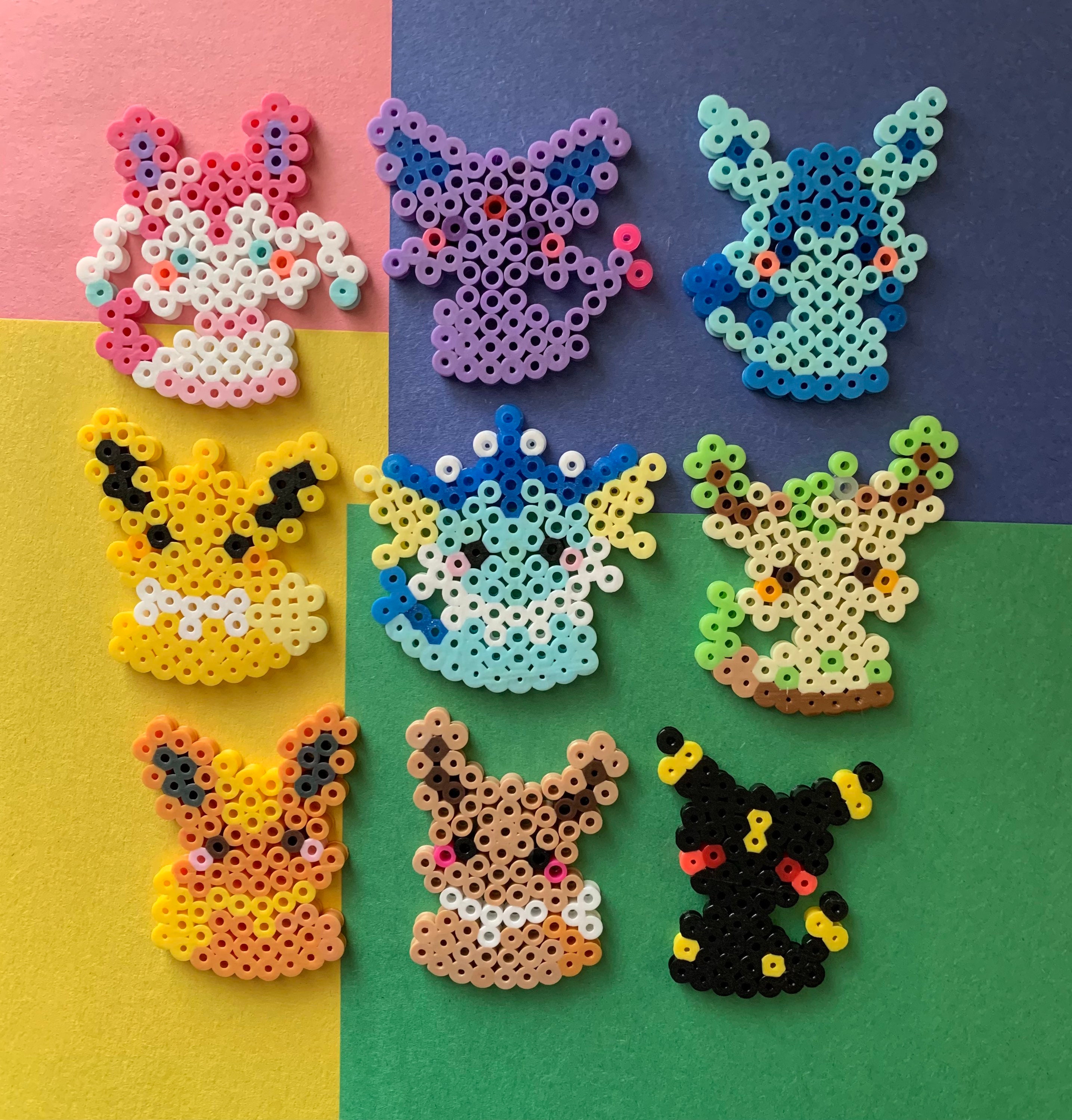 Perler Bead Eeveelutions -  Hong Kong