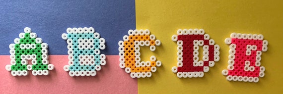 5 Little Monsters: Perler Bead Alphabet