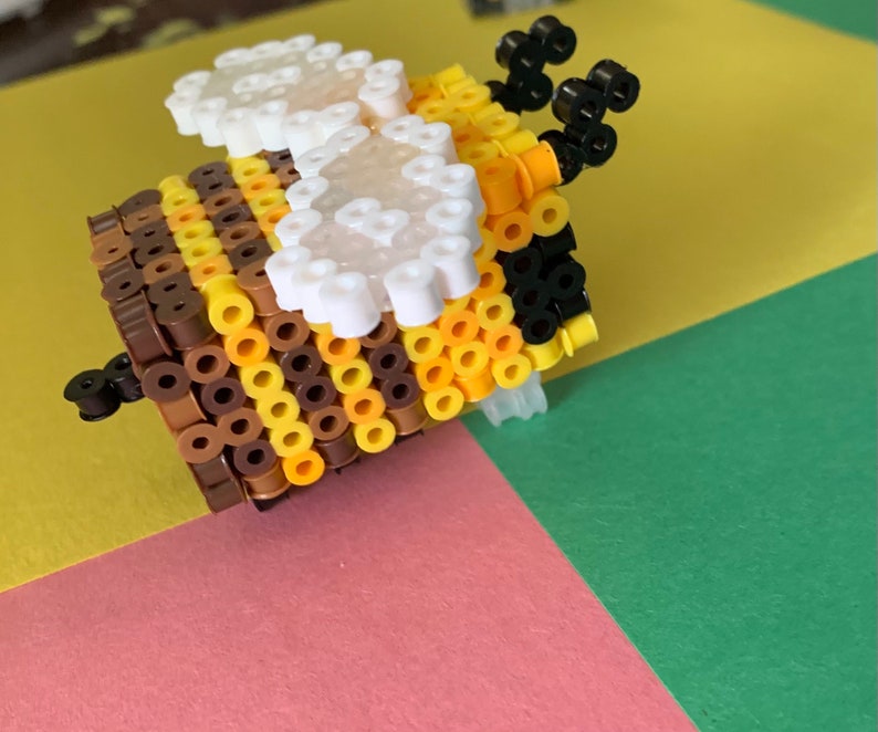 3d Perler Bead Minecraft Bee and Gold Ore Etsy Sweden