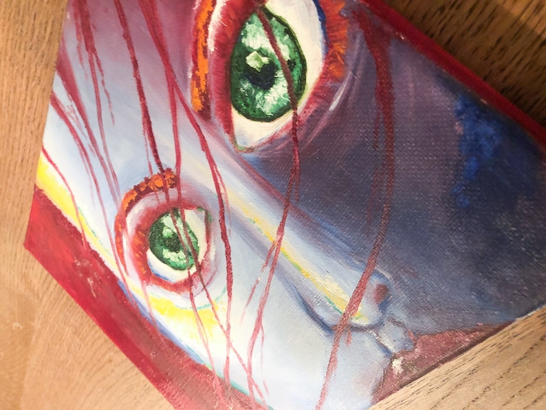 Abstract Close Up Painting