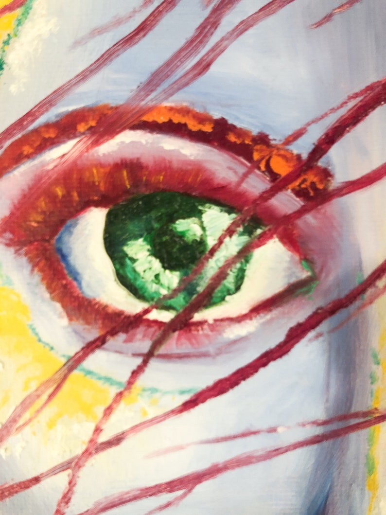 Abstract Close Up Painting