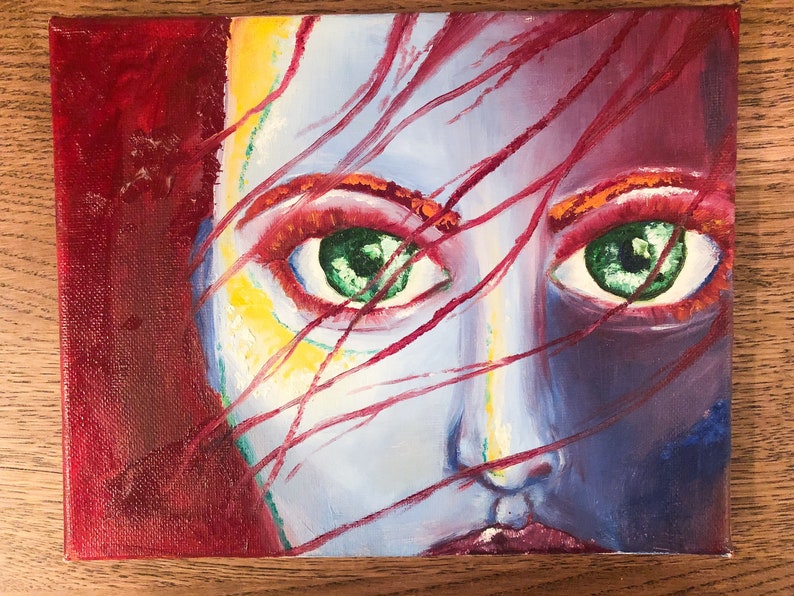 Abstract Close Up Painting