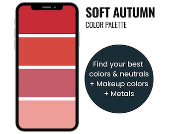 Weiche Herbstfarbpalette | Personal Color Guide (Digitaler Download)