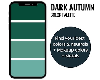 Dark Autumn Color Palette | Personal Color Guide (Digital Download)