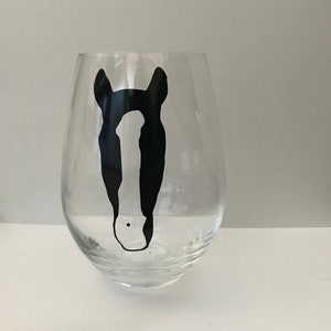 Custom Horse Wine Glass, Horse Wine Glass, Gifts for Horse People, Horse Gifts, Gifts for Her